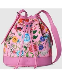 Gucci - Venice Small Bucket Bag, Fabric - Lyst