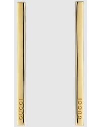 Gucci - Orecchini A Barra Lunga - Lyst