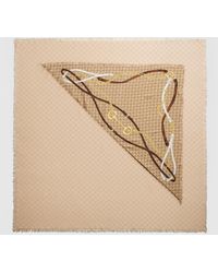 Gucci - Gg Wool Silk Jacquard Cape - Lyst