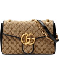 medium gg marmont 2.0 matelassé velvet shoulder bag