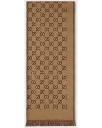 Gucci - Reversible Wool Scarf - Lyst