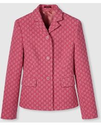 Gucci - Veste En Coton Bouclé Gg, Taille - Lyst