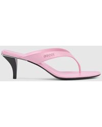Gucci - Vittoria Thong, Leather - Lyst