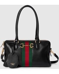 Gucci - Borsetto Medium Boston Bag, Leather - Lyst