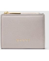 Gucci - Small Wallet With Lettering - Lyst