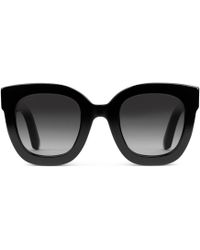 Soleil De Acétate Lunettes Rondes Étoile Noir En Avec Fc1J35KulT