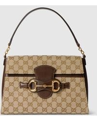 Gucci - Horsebit Duomo Medium Top Handle Bag - Lyst
