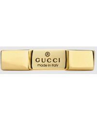 Gucci - Trademark Squared Ring - Lyst