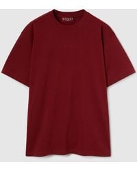 Gucci - Cotton Jersey T-Shirt With Logo - Lyst