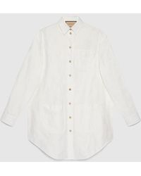 Gucci - Cotton Poplin Shirt - Lyst
