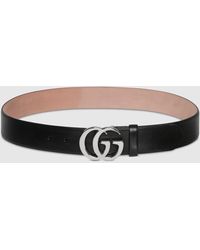Gucci - Flat Marmont Belt, Size 100 - Lyst
