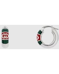 Gucci - Earrings With Web Detail - Lyst