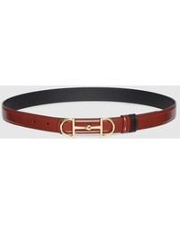 Gucci - Reversible Belt With Horsebit Buckle, Size 100 - Lyst