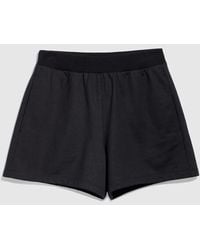 Gucci - Cotton Silk Jersey Shorts With Embroidery - Lyst