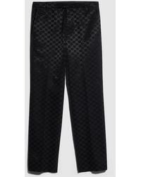 Gucci - Gg Light Faille Pants - Lyst