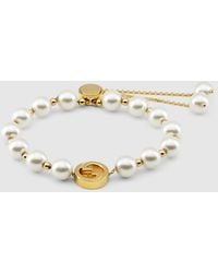 Gucci - Bracelet En Perles Interlocking - Lyst