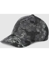Gucci - Gg Marbled Canvas Baseball Hat - Lyst