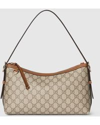 Gucci - Bolso De Hombro Gg Emblem Tamaño Mediano - Lyst
