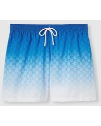 Gucci - Printed Technical Poplin Swim Shorts, Ready-To-Wear - Lyst