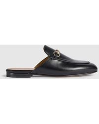 Gucci - Princetown Leather Slipper - Lyst