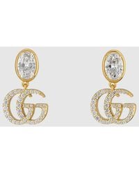 Gucci - "Gg Marmont" Earrings - Lyst
