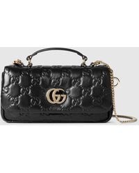 Gucci - Gg Milano Small Top Handle Bag - Lyst