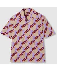 Gucci - Printed Light Cotton Poplin Shirt - Lyst