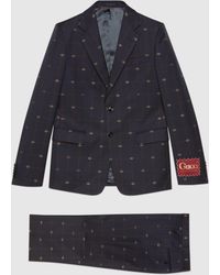 Gucci - Anzug aus GG Wolle - Lyst