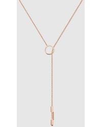 Gucci - Collana Lariat Link To Love Oro 18K - Lyst