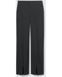 Gucci - Pantalon Oversize En Laine À Taille Basse, Taille - Lyst