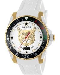 Gucci Ya136322 Dive Yellow Gold-plated Watch