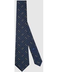 Gucci - Krawatte Aus Gg Seidenjacquard - Lyst