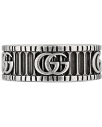 Gucci Ring With Double G - Multicolour