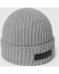 Gucci - Ribbed Wool Cashmere Hat - Lyst