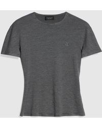 Gucci - Silk Jersey T-Shirt With Embroidery - Lyst