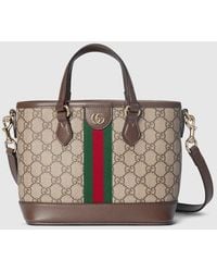 Gucci - Ophidia Small Tote Bag, Gg Canvas - Lyst
