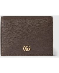Gucci - Bi-Color Gg Marmont Small Wallet - Lyst