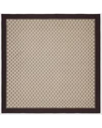 Gucci - Laminated Printed Silk Twill Carré - Lyst