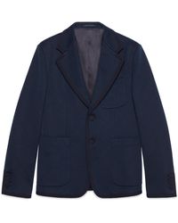 Gucci - Textured GG Jersey Jacket - Lyst