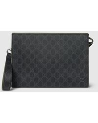 Gucci - Pouch With GG Detail - Lyst