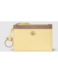 Gucci - Bi-Colour Gg Marmont Zip Key Pouch - Lyst