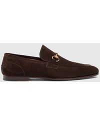 Gucci - Jordaan Loafer, Suede - Lyst