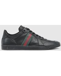 Gucci - Stretch Low-Top Sneaker, Leather - Lyst
