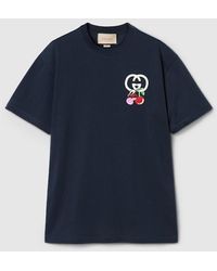 Gucci - Cotton Jersey T-shirt With Patch - Lyst