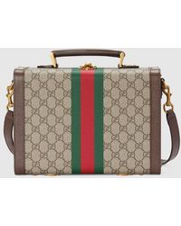 Gucci - Savoy Medium Rigid Suitcase, Gg Canvas - Lyst