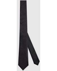 Gucci - Double G Silk Jacquard Tie - Lyst