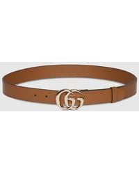 Gucci - Gg Marmont Thin Belt, Size 100 - Lyst