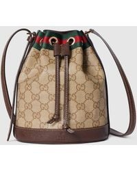 Gucci - Mini Borsa A Secchiello Con Nastro Web - Lyst