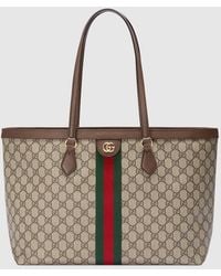 Gucci - Ophidia Large Tote Bag, Gg Canvas - Lyst