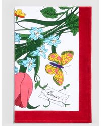 Gucci - Printed Cotton Terrycloth Beach Blanket - Lyst